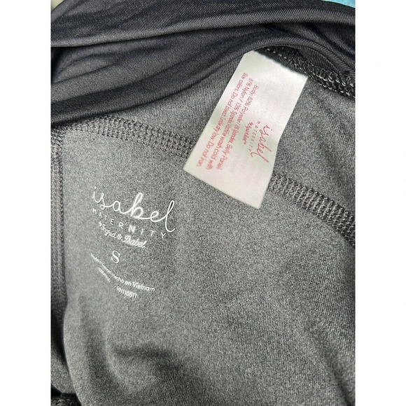 Over Belly Active Capri Maternity Pants - Isabel Maternity by Ingrid & Isabel S - Picture 3 of 5